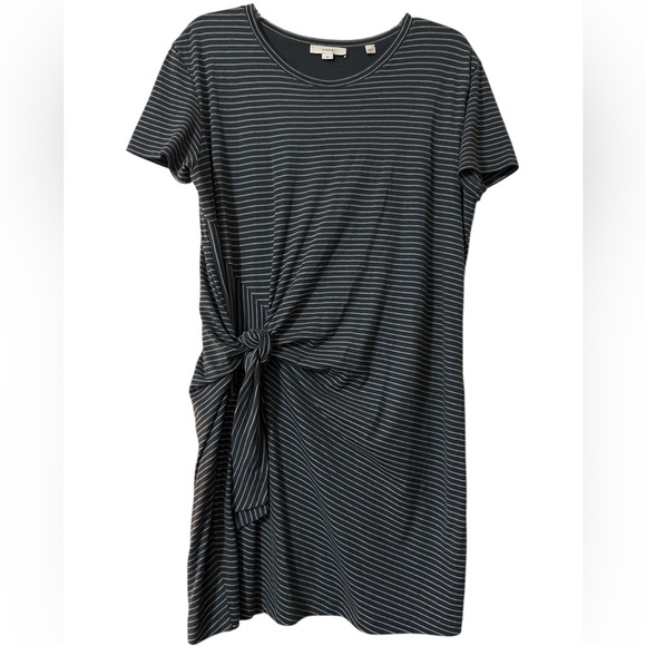 Vince Striped Knot Cotton Sheath Mini Dress size XS - Picture 6 of 9